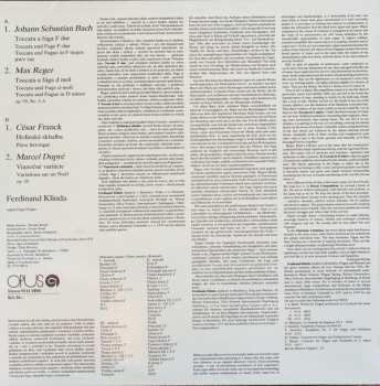 LP Ferdinand Klinda: Ferdinand Klinda Organ 119440