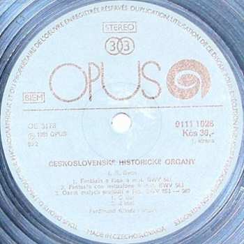 LP Ferdinand Klinda: Czechoslovak Historic Organs 430178