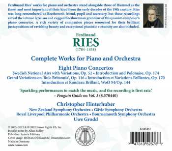 5CD Ferdinand Ries: Complete Works For Piano And Orchestra 290948