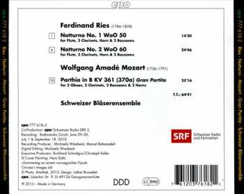 CD Ferdinand Ries: Notturni; Gran Partita 116051