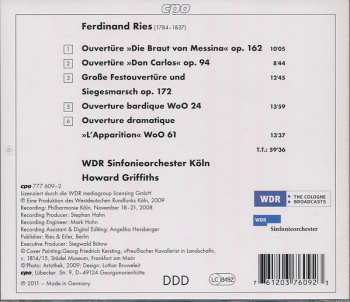 CD WDR Sinfonieorchester Köln: Concert Overtures
