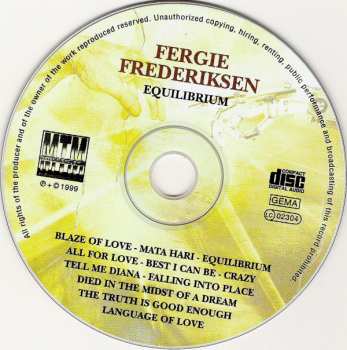 CD Fergie Frederiksen: Equilibrium 127585