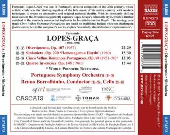 CD Fernando Lopes-Graça: Divertimento • Sinfonieta 302111