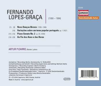 CD Fernando Lopes-Graça: Nove Danças Breves / Variações Sobre Um Tema Popular Português / Piano Sonata No. 2 / Ao Fio Dos Anos E Das Horas 319424