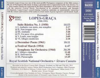 CD Fernando Lopes-Graça: Symphony For Orchestra • Rustic Suite • December Poem 311237
