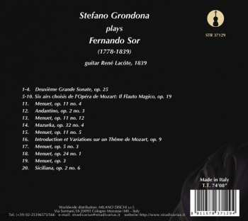 CD Fernando Sor: Sonate, Arie Variate E Minuetti 322666