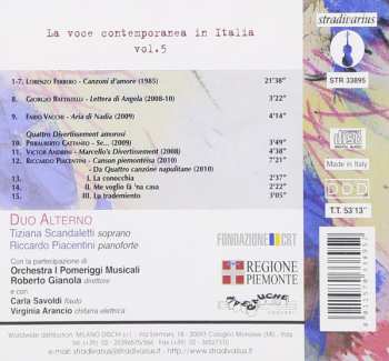 CD Lorenzo Ferrero: La Voce Contemporanea In Italia Vol. 5 407739