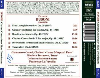 CD Ferruccio Busoni: Clarinet Concerto / Flute Divertimento 273260