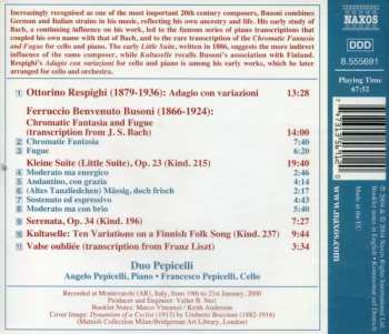 CD Ferruccio Busoni: Complete Works For Cello And Piano (Serenade • Little Suite • Finnish Variations) 336743