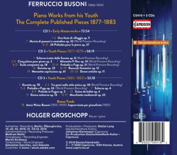 3CD Ferruccio Busoni: Early Masterpieces 472793