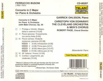 CD Ferruccio Busoni: Piano Concerto 342542