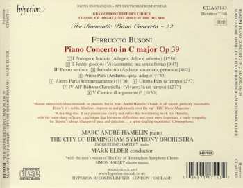 CD Ferruccio Busoni: Piano Concerto Op XXXIX 356254