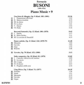 CD Ferruccio Busoni: Piano Music • 9 285007