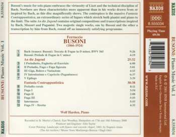 CD Ferruccio Busoni: Piano Music Vol. 1 (Fantasia Contrappuntistica • An Die Jugend) 122487