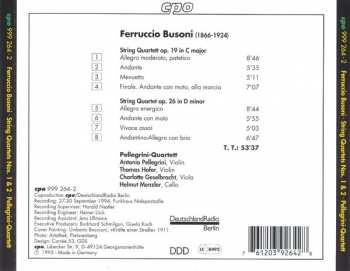 CD Ferruccio Busoni: String Quartets 1 & 2 289358