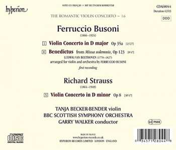 CD Ferruccio Busoni: Violin Concertos 284941