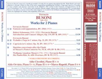 CD Ferruccio Busoni: Works For 2 Pianos 301422
