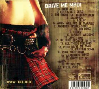 CD Fiddler's Green: Drive Me Mad DIGI 466021