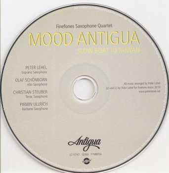 CD Finefones Saxophone Quartet: Mood Antigua (Slow Boat To Taiwan)  519215