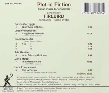 CD Firebird Ensemble: Plot in Fiction