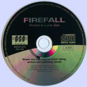 2CD Firefall: Firefall / Luna Sea / Elan 357167