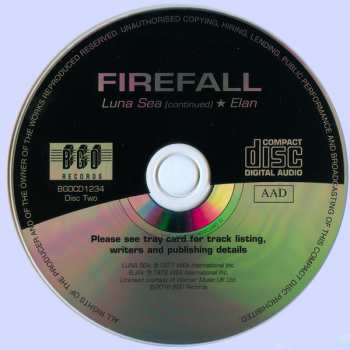 2CD Firefall: Firefall / Luna Sea / Elan 357167
