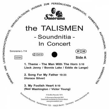 LP Fitz Gore & The Talismen: Soundnitia 75465