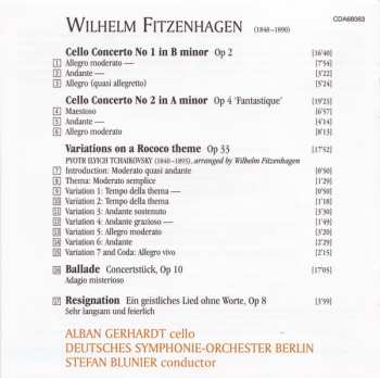 CD Wilhelm Fitzenhagen: Cello Concertos 519996