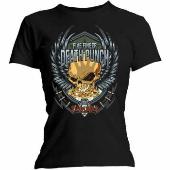 Merch Five Finger Death Punch: Dámské Tričko Trouble 