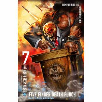 Merch Five Finger Death Punch: Textilní Plakát And Justice For None