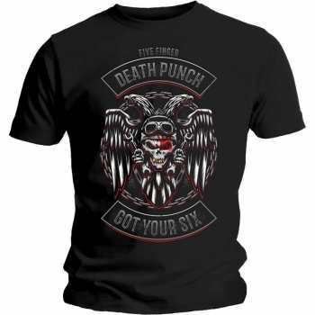 Merch Five Finger Death Punch: Tričko Biker Badge 