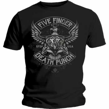 Merch Five Finger Death Punch: Tričko Howe Eagle Crest  XXL