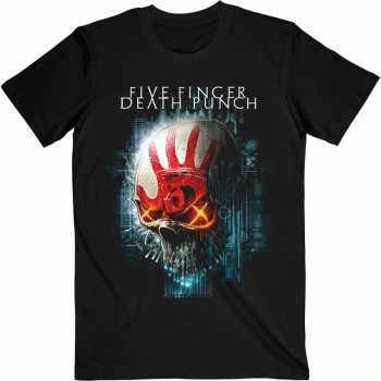 Merch Five Finger Death Punch: Tričko Interface Skull 