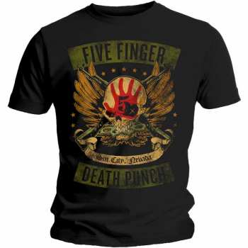 Merch Five Finger Death Punch: Tričko Locked & Loaded
