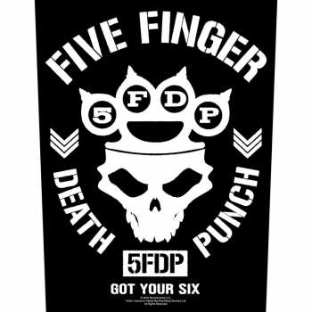 Merch Five Finger Death Punch: Zádová Nášivka Got Your Six