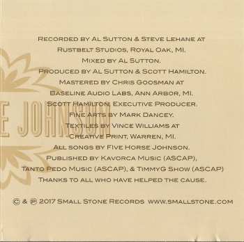CD Five Horse Johnson: Jake Leg Boogie 106526