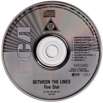 CD Five Star: Between The Lines