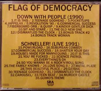 CD Flag Of Democracy: Down With People + Schneller! 268635