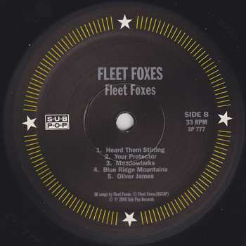 2LP Fleet Foxes: Fleet Foxes