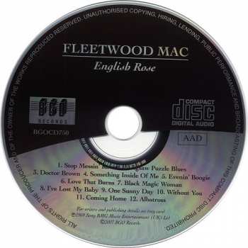 CD Fleetwood Mac: English Rose 194412