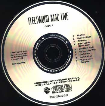 2CD Fleetwood Mac: Live 20633
