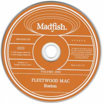 CD Fleetwood Mac: Boston - Volume 1 DIGI 188552