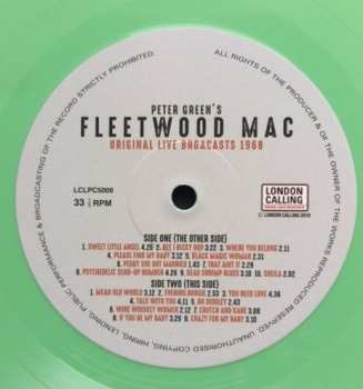 LP Fleetwood Mac: Original Live Broadcasts 1968 LTD | NUM | CLR 392294