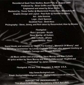 CD Fleshgrind: The Seeds Of Abysmal Torment 263968