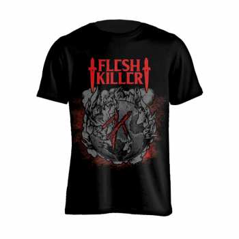 Merch Fleshkiller: Tričko Red Logo Fleshkiller S