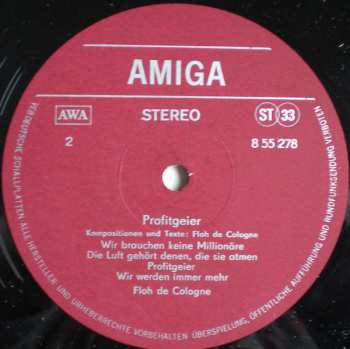 LP Floh De Cologne: Profitgeier