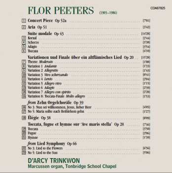 CD Flor Peeters: Organ Music 318655