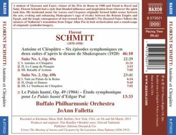 CD Florent Schmitt: Antoine Et Cleopatre, Le Palais Hante 307760