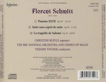 CD Florent Schmitt: Psaume XLVII / La Tragédie De Salomé / Suite Sans Esprit De Suite 186571