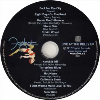 CD Foghat: Live At The Belly Up DIGI 253838